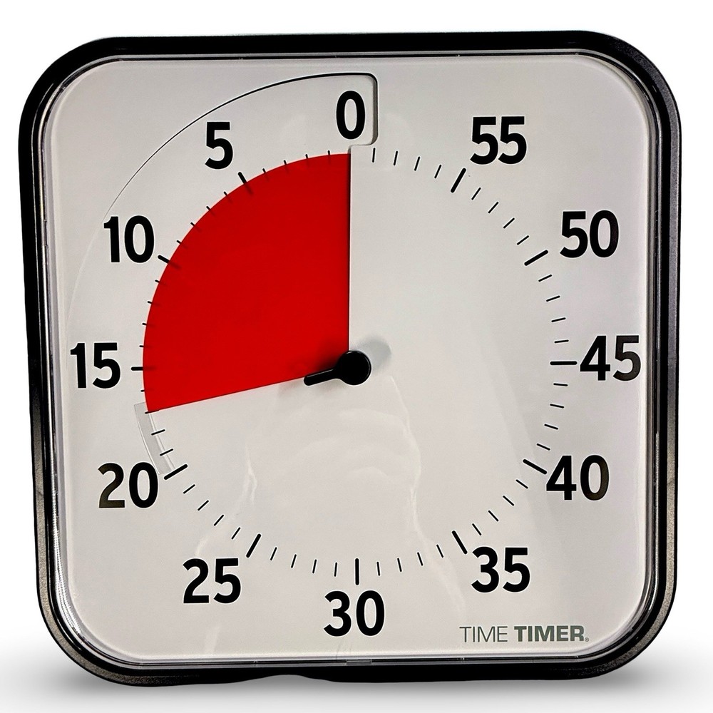 New Time Timer 12 Inch Large Visual Countdown Timer Open Box No Cards Tested