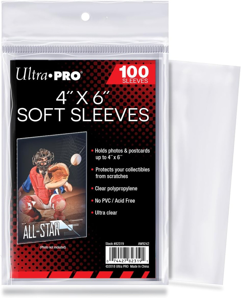 4" X 6" Soft Sleeves (100)