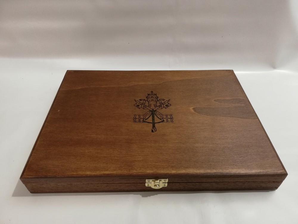 Vatican City Coin Case Box With 2 Trays