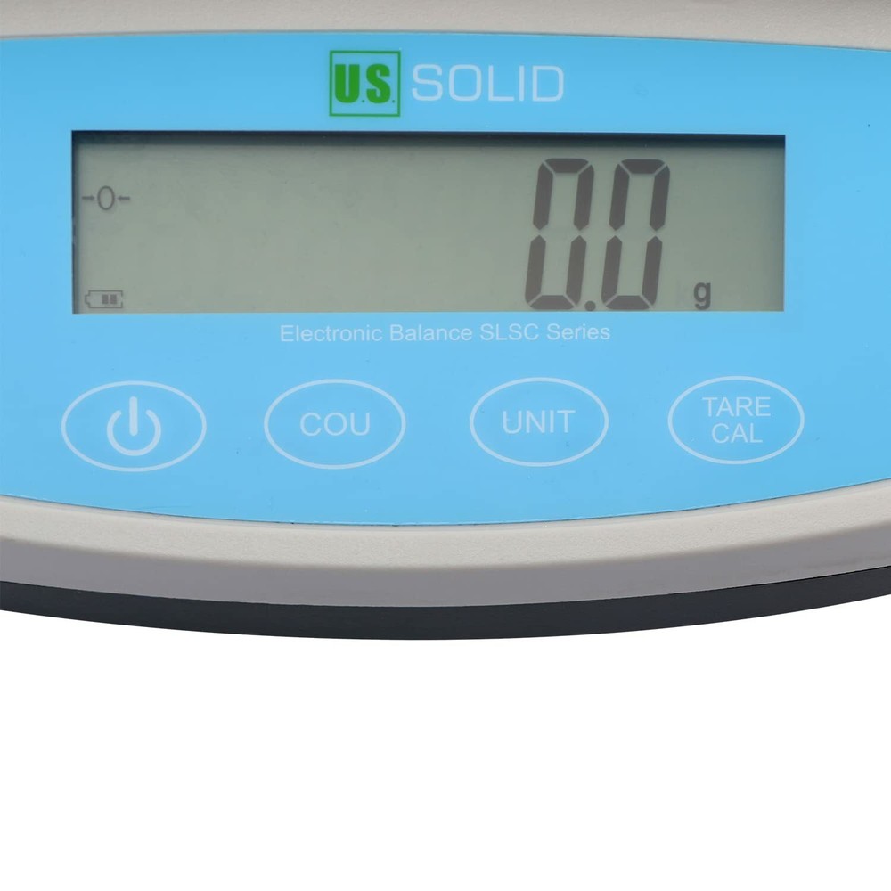 U.S. Solid Analytical Balance 5000 x 0.1 g Lab Digital Precision Scale 19 Units