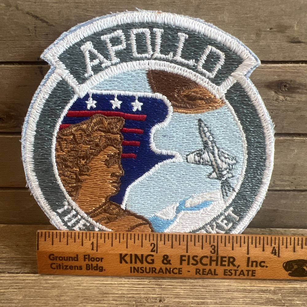 Vintage Student Course Patch Apollo White Rocket Training Course AFB Air Force