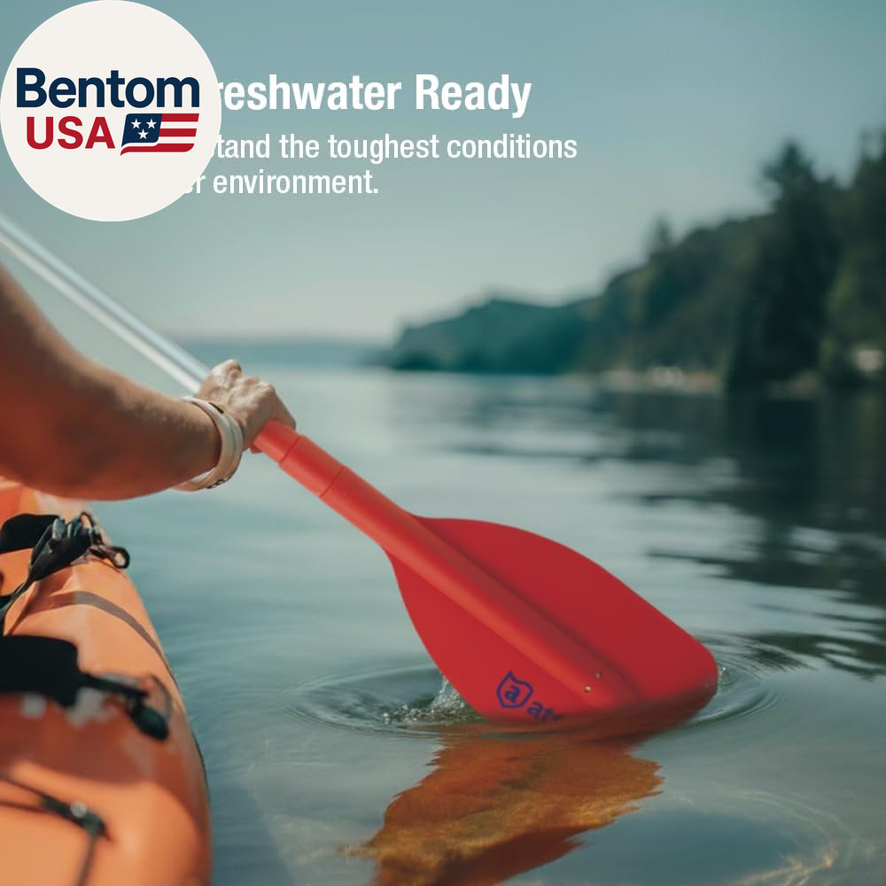 Emergency Telescoping Paddle for Boating, Orange