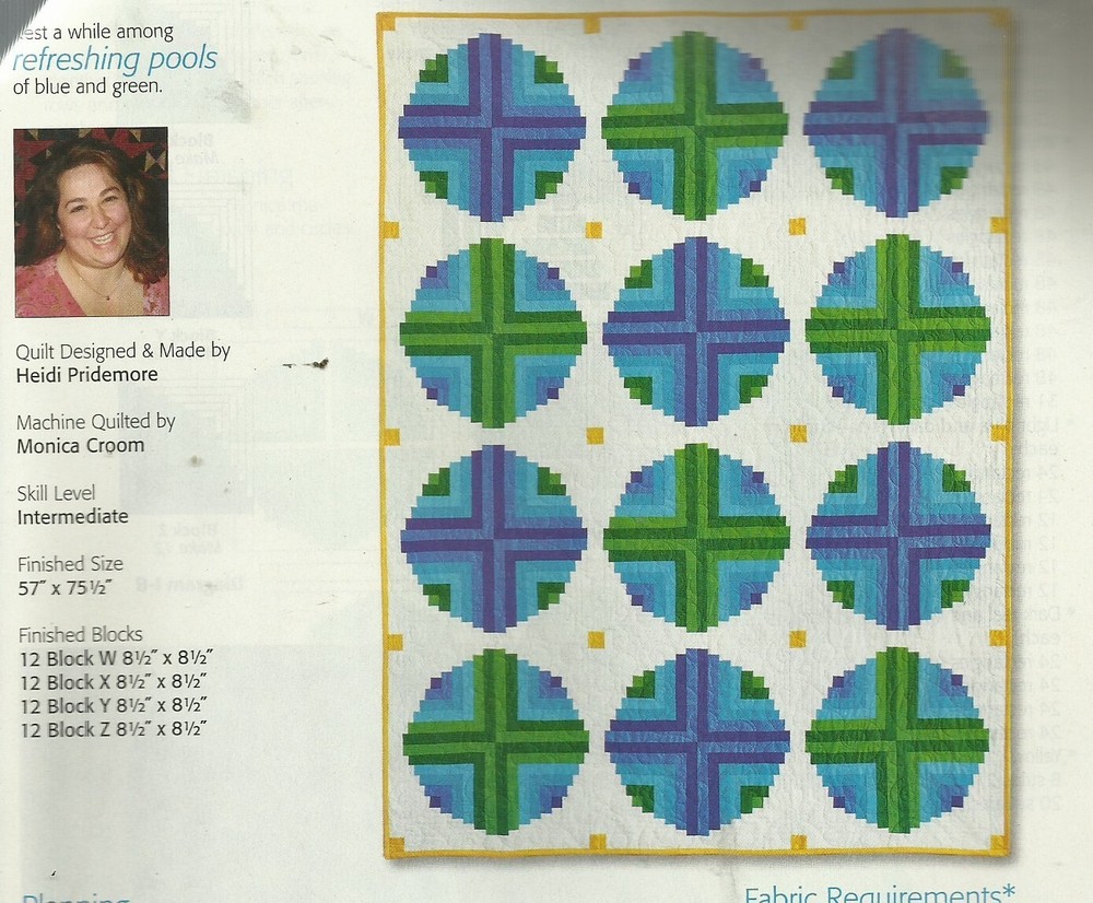 B0298 OASES QUILT PATTERN/INSTRUCTIONS