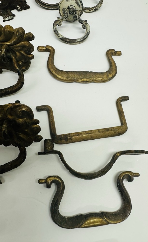 Metal And Brass Handle And Pull Lot