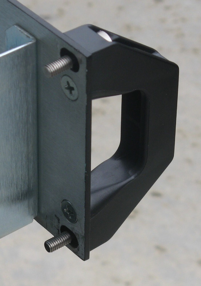 2U Rack Handle Kit, .375" Panel. Use on any 19" rackmount equipment.