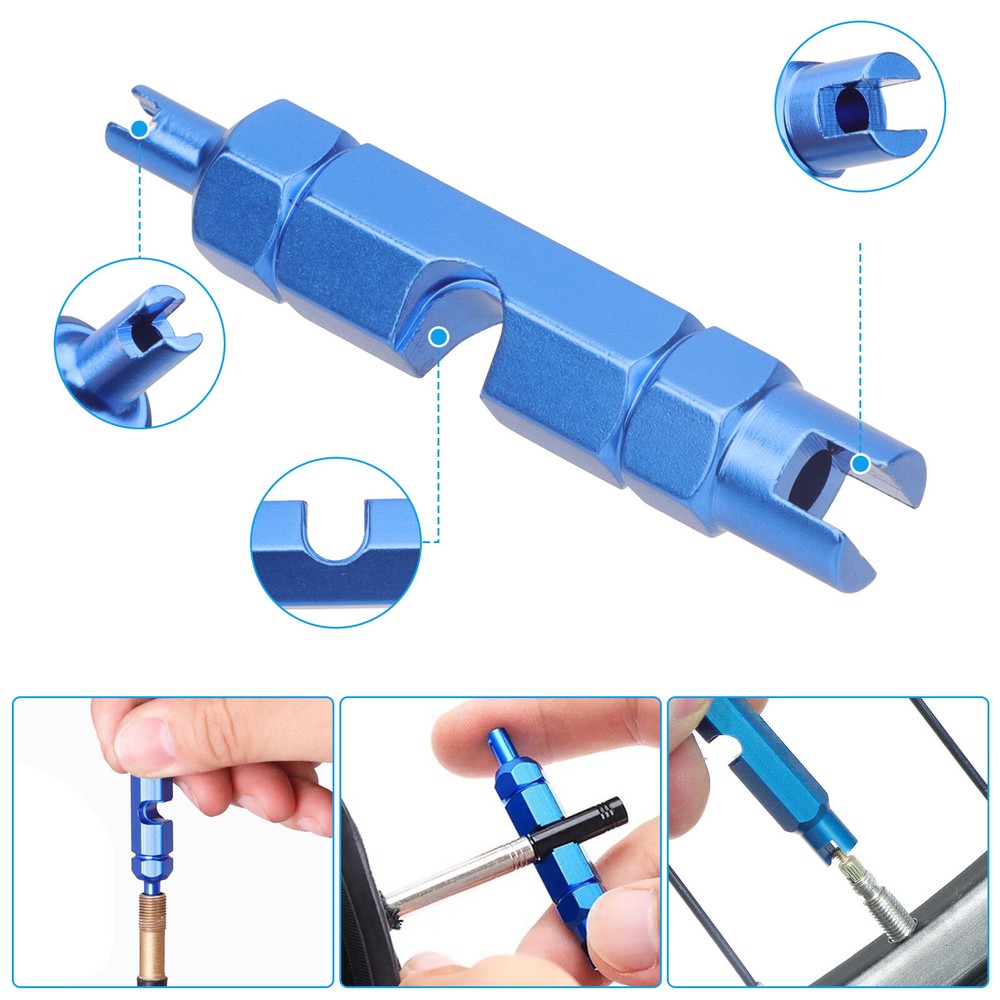 Tire Valve Stem Core Replacement Tool Kit TR413 Valve Core Remover Installer Set