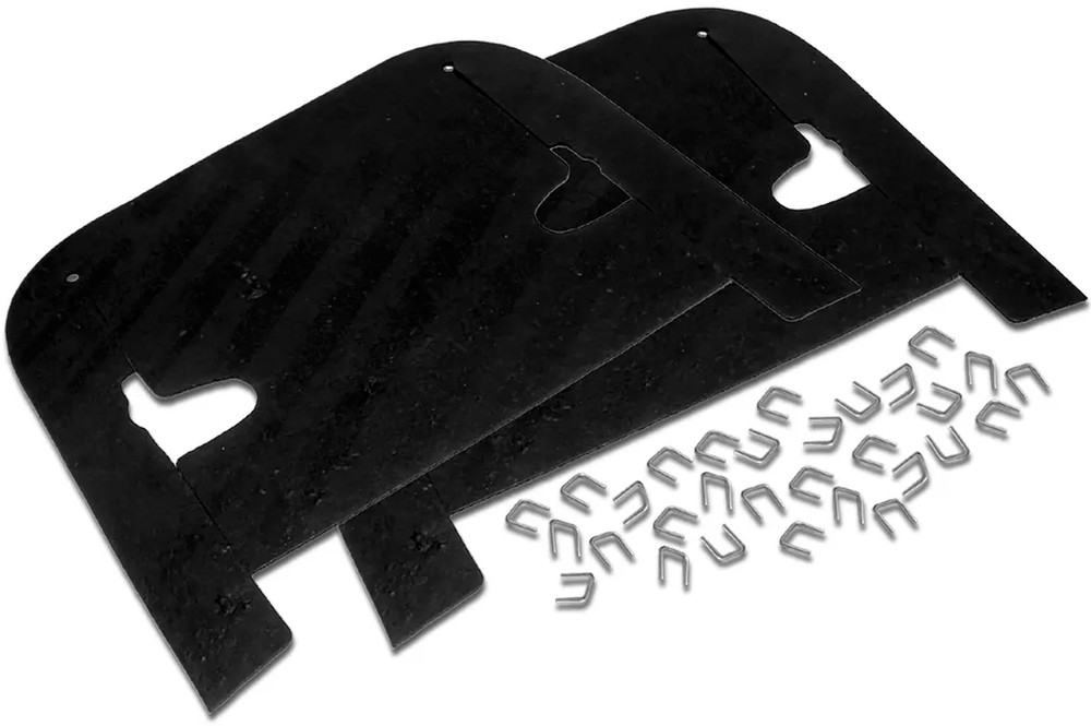 US MADE 1963-66 Corvette A Control Arm Frame Dust Covers Shields Staple Fastener