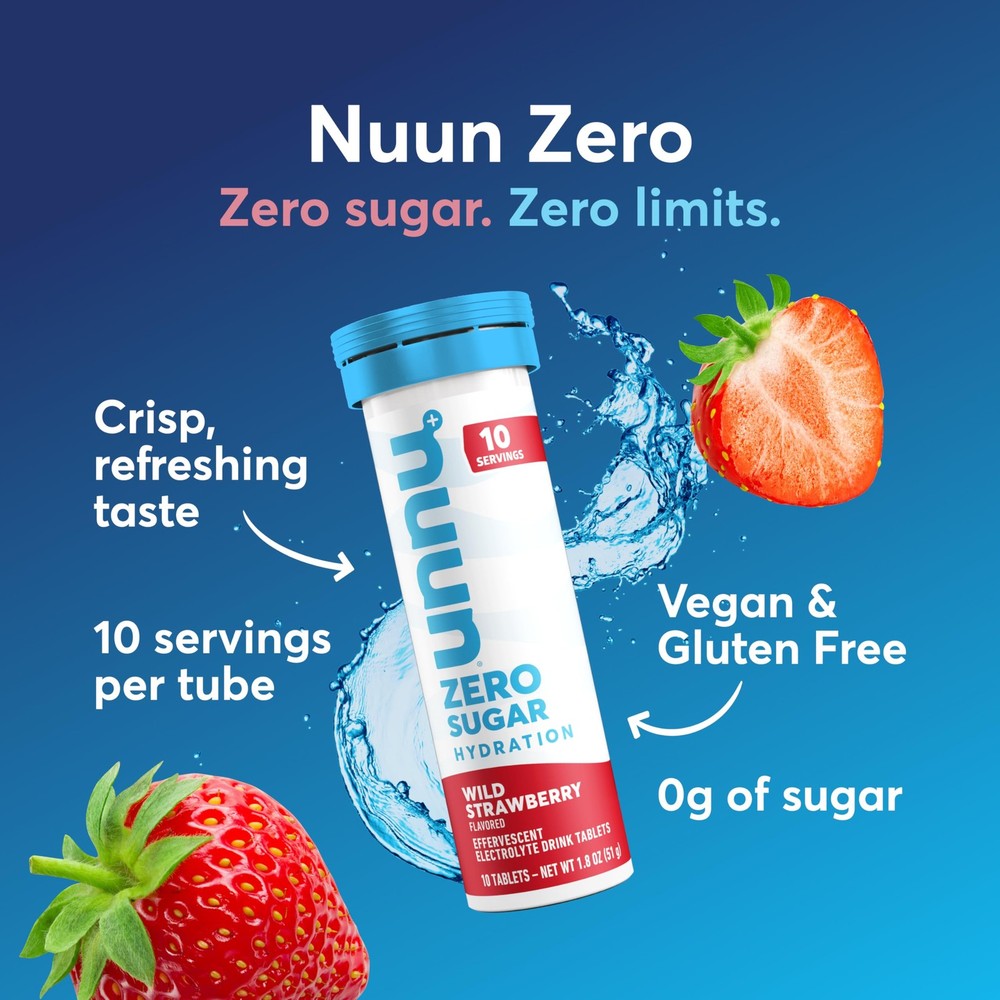 Nuun Zero Sugar Electrolyte Tablets 80 Servings