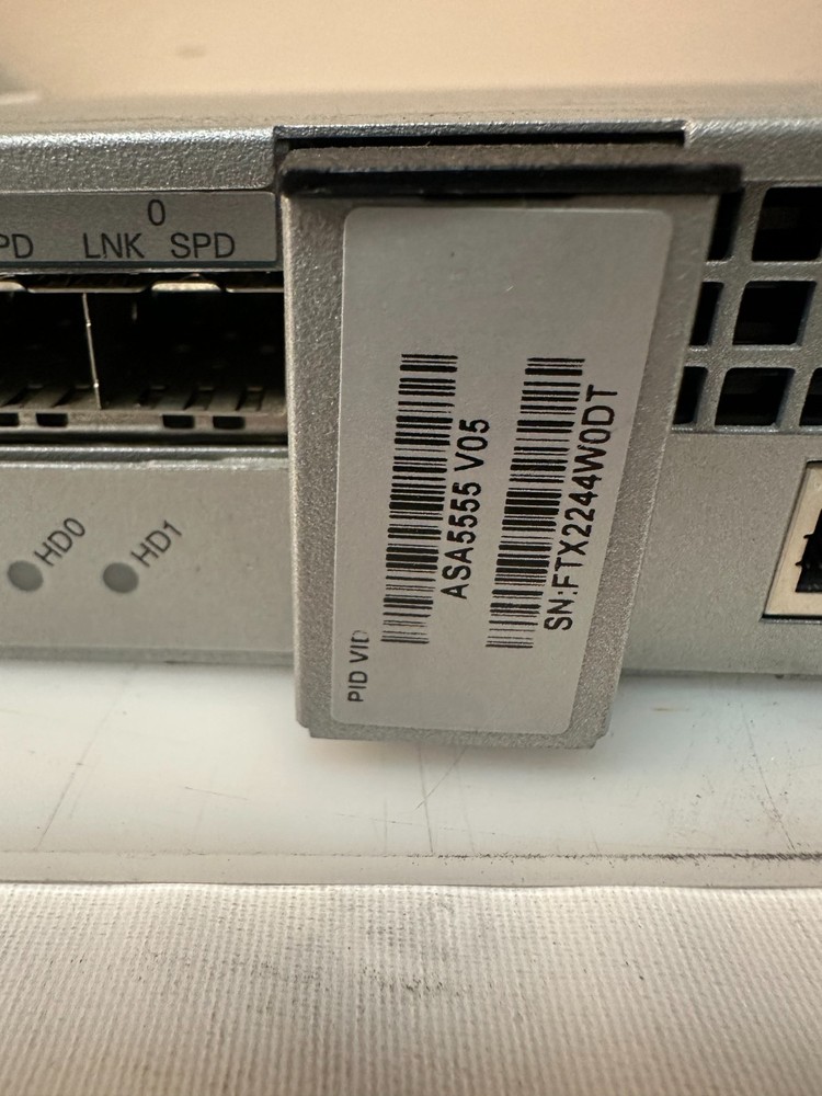 Cisco ASA5555-X IPS Firewall Adaptive Security Appliance