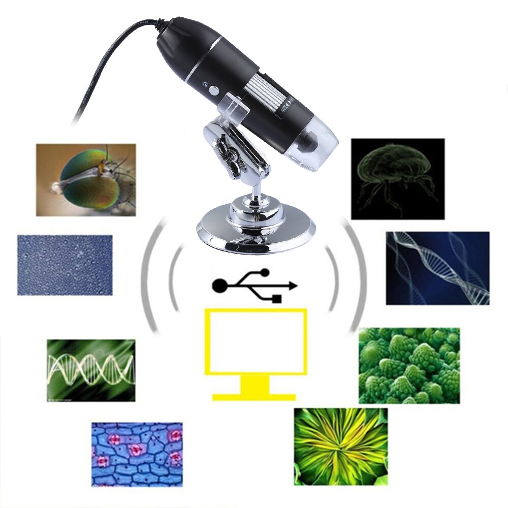 1600X Wire Microscope Camera Magnifier USB Digital for Android Phone Mac Windows