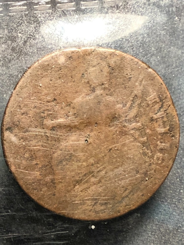 Colonial Connecticut Copper Half Cent!