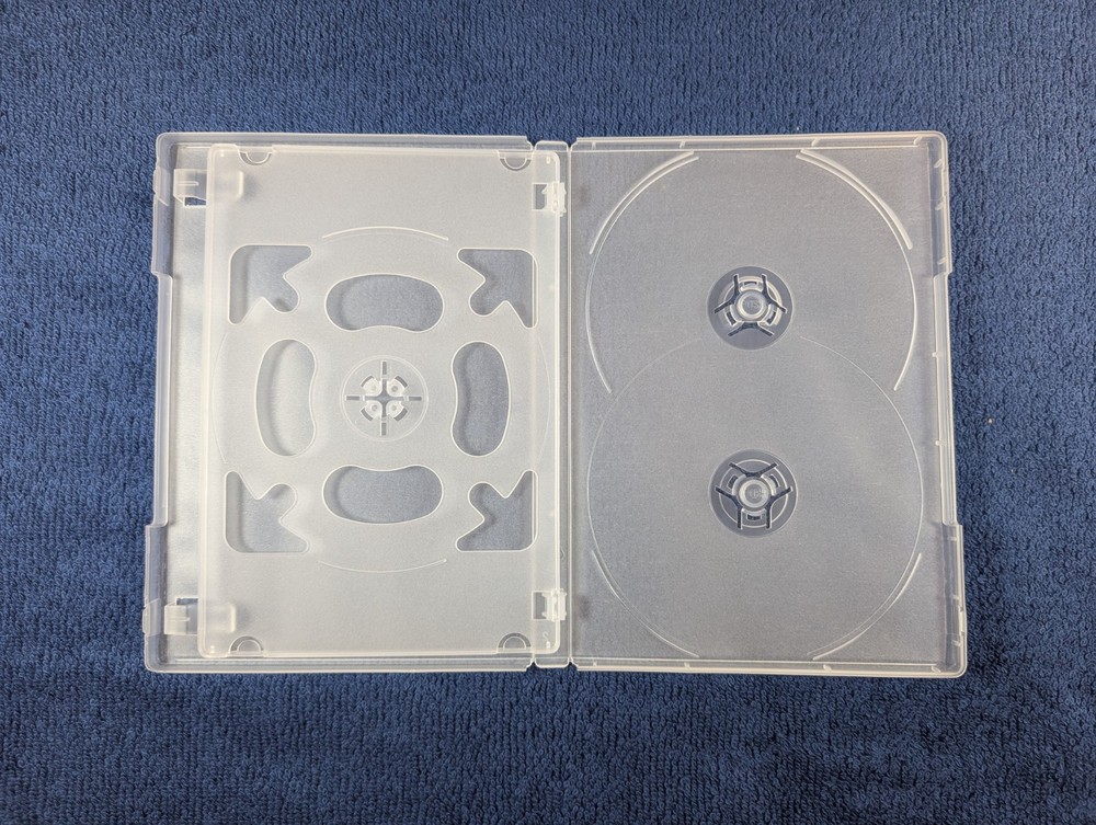 4 -15mm clear 4 disc holder cases