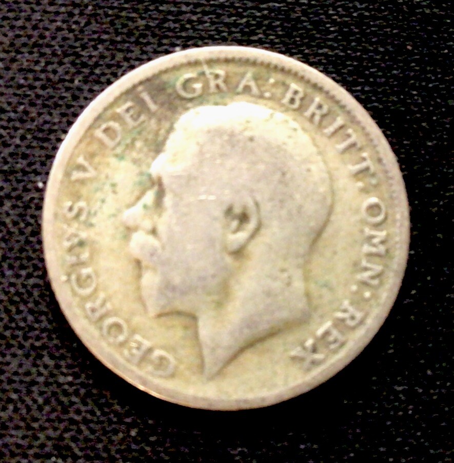1922 British Silver! 6 Pence! ENN Coins