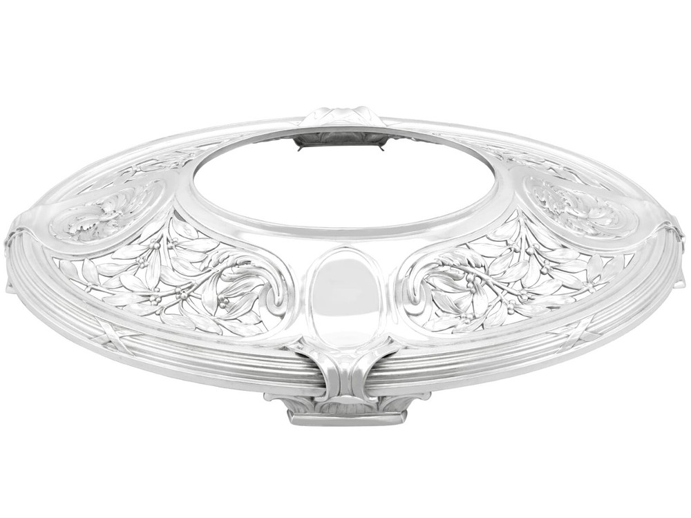 Antique Art Nouveau German Silver Centrepiece