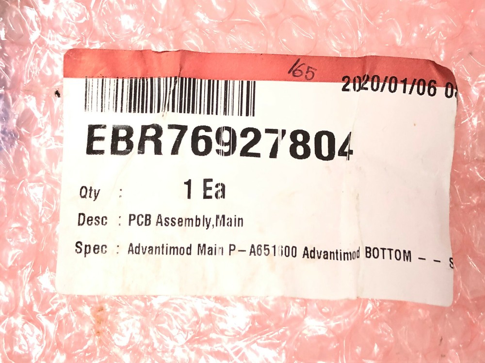 OEM LG Control Board PN EBR76927804