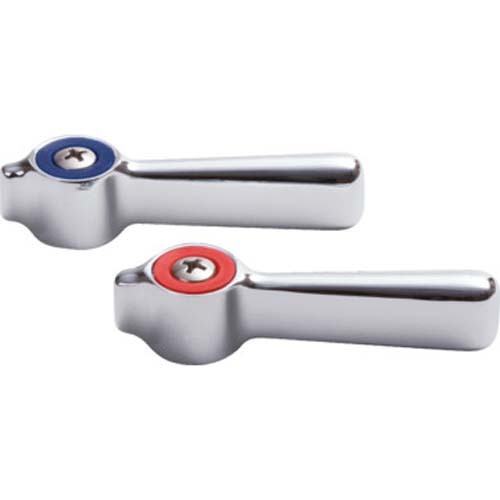 Chicago Faucet Lever Handles Chrome Pair