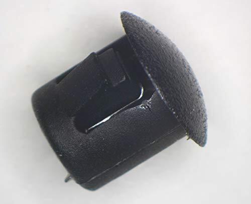 1/4" Hole Nylon Locking Panel Plugs Black/White Dome Cover 5/16" Top Width