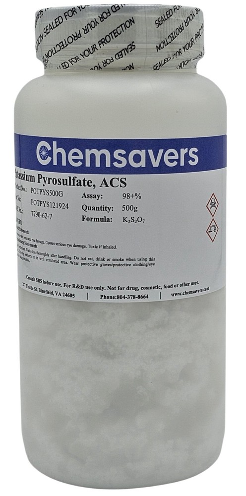 Potassium Pyrosulfate, ACS, 98+%, 500g