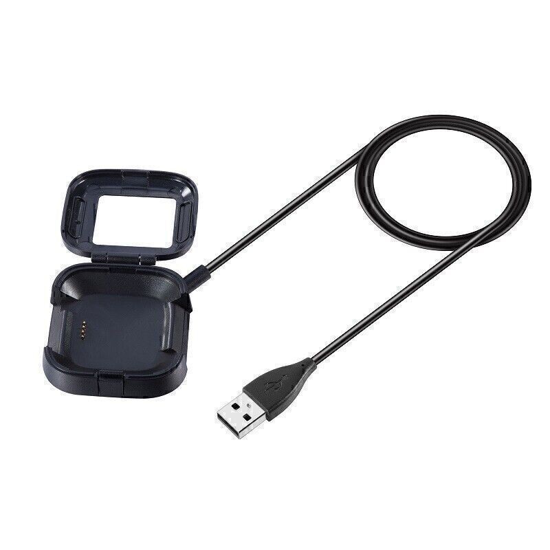 Smart Watch Charging Dock USB Cable Replacement Power Charger For Fitbit Versa 2