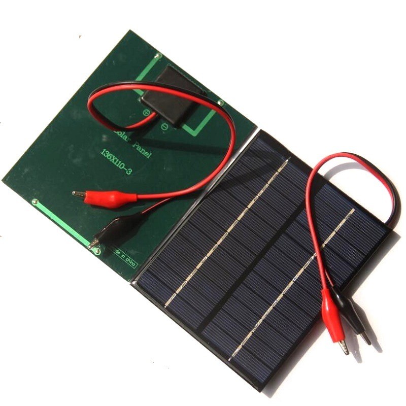 2W 12V Polycrystalline DIY Solar Panel Micro Mini Small Power Solar Cells Panel