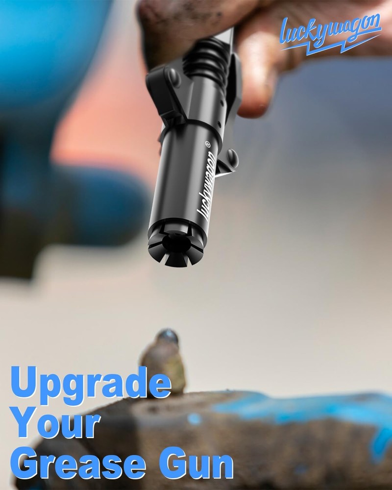 luckywagon Grease Gun Coupler 2 Black - 2 PCS,