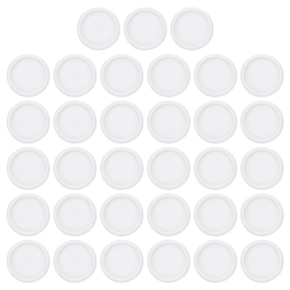 19mm Plastic Book Binding Discs, 33 Pack Discbound Expansion Discs Round, White