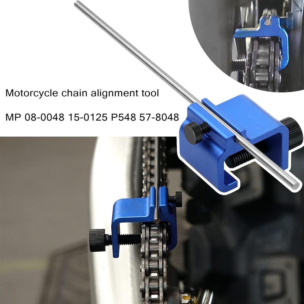Chain Alignment Tool Suitable for Motorcycles and ATVs, Quick Accurate Alignm...
