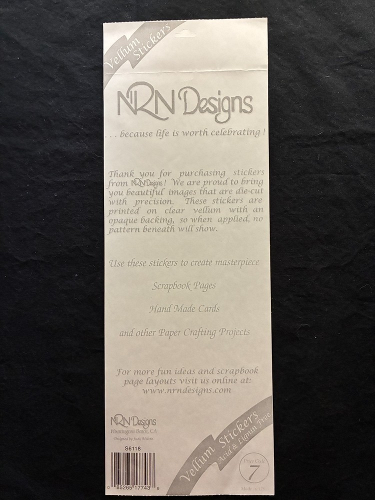 ASSORTED CLEAR ALPHABET STICKERS