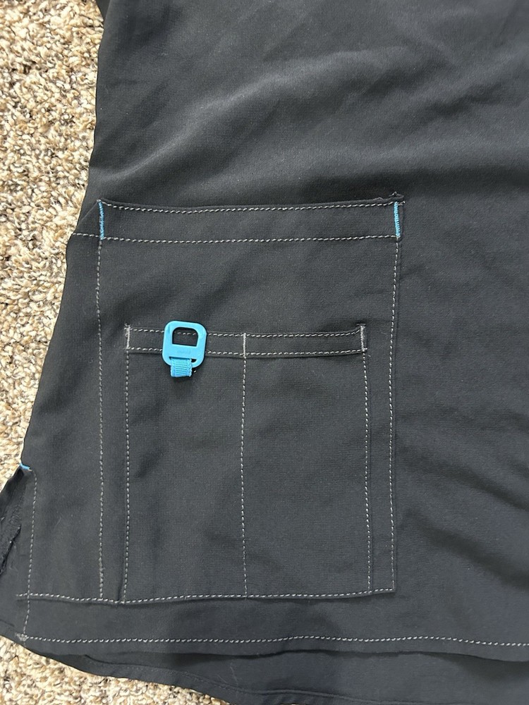Black & Blue Carhartt Uniform Scrub Set XL
