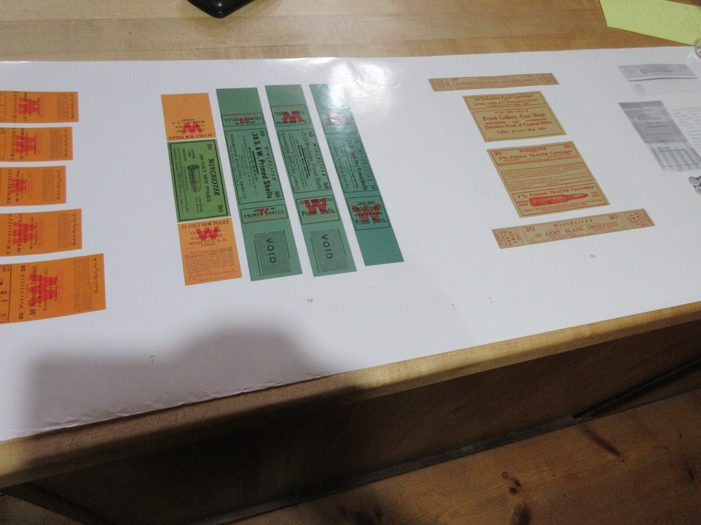 WRA Co Headstamp Cartridges & Variations. Proof Sheets Daniel Shuey (w13).