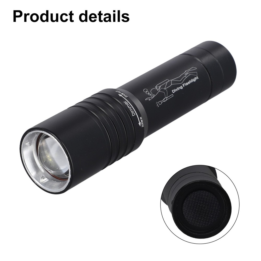 Scube Diving Flashlight 1200LM Waterproof Torch for Underwater Exploration