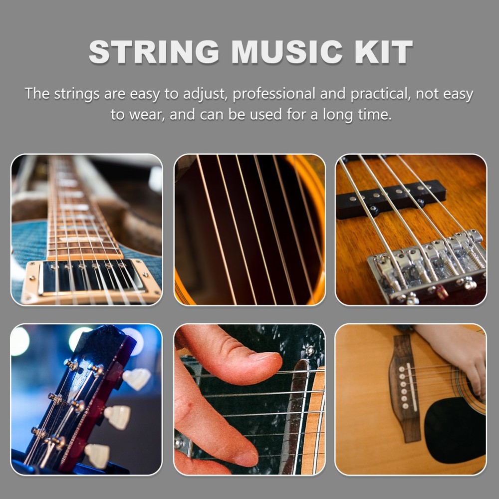 4pcs Banjo Mandolin Strings Acoustic Guitar Strings Electric