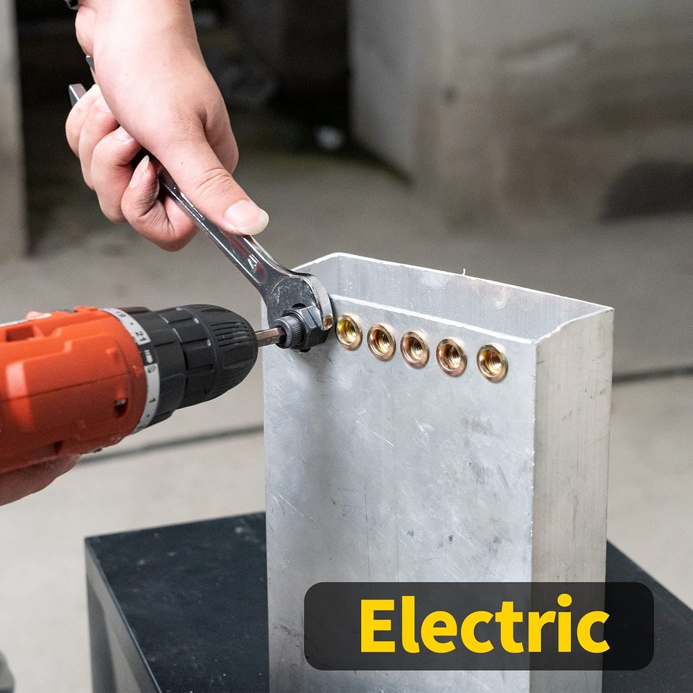 HIFESON Rivet Nut Tool,Hand Nuts Steel Set, Set