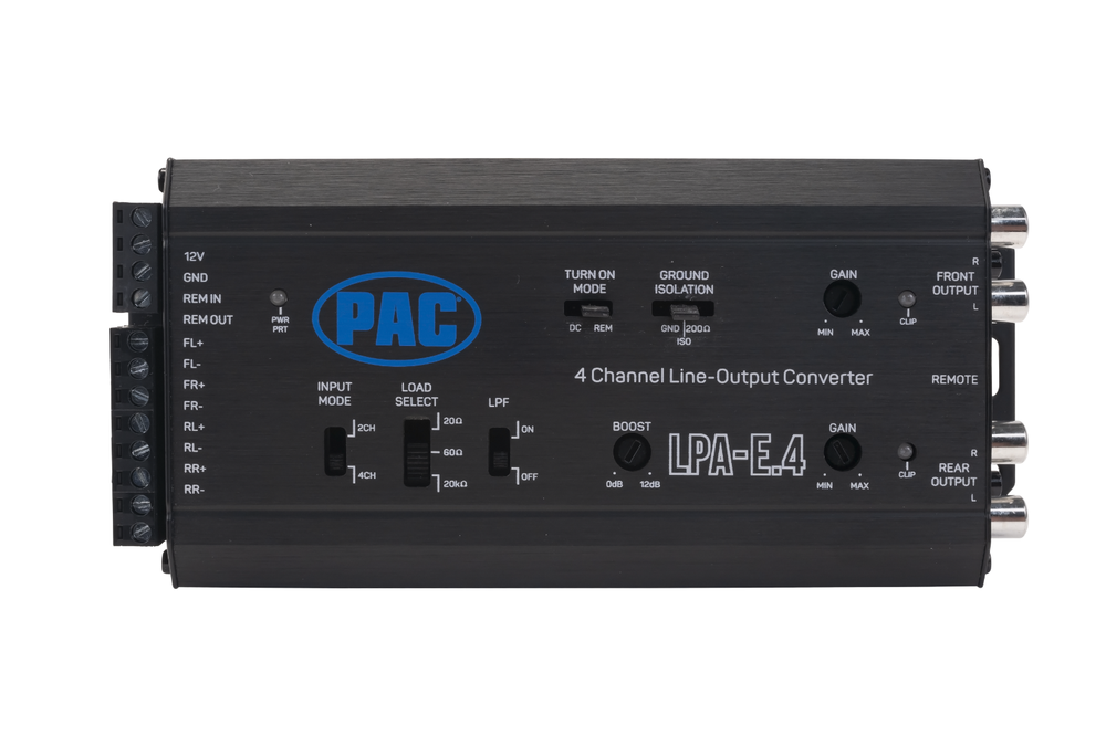PAC LocPRO Advanced 4-CH Active Line Output Converter w/Remote Control LPA-E.4