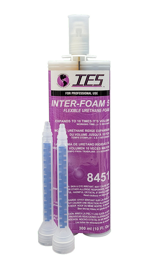 IES 8451 INTER-FOAM 5SEC FLEXIBLE FOAM 10 OZ/300ML