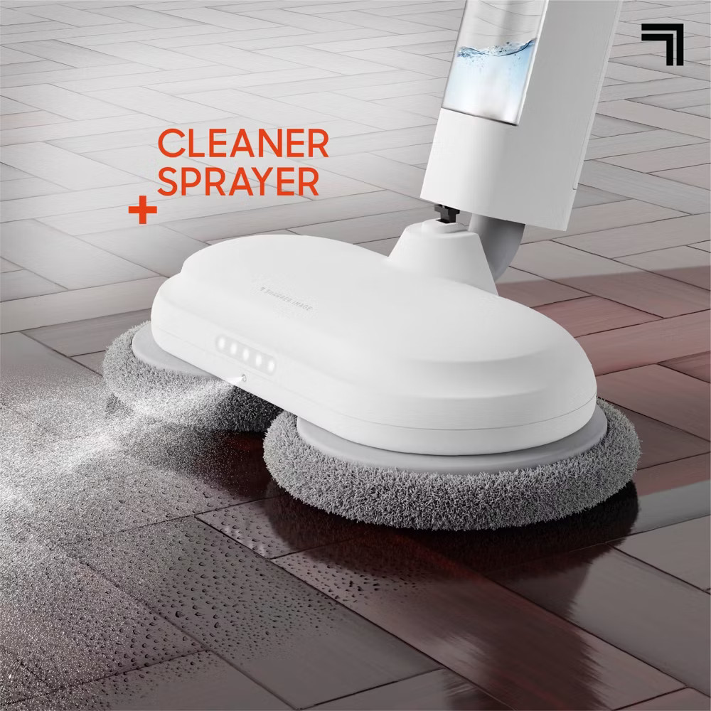 Sharper Image Floor Shine Cordless Power Mop White