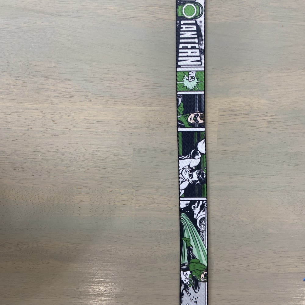 Green Lantern Comic Strip Belt One Size Fits Most DC Comics Black Background