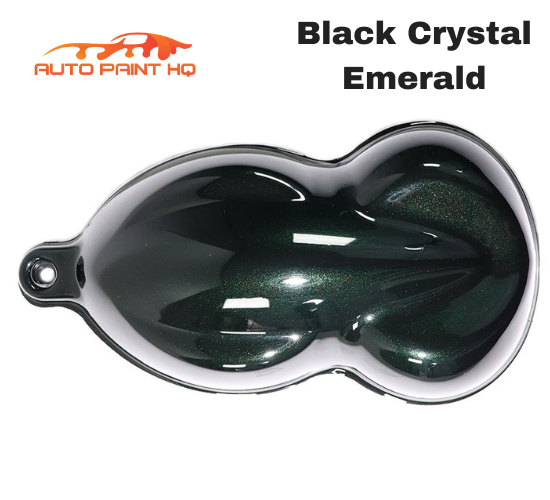 Black Crystal Emerald Basecoat Clearcoat Quart Complete Paint