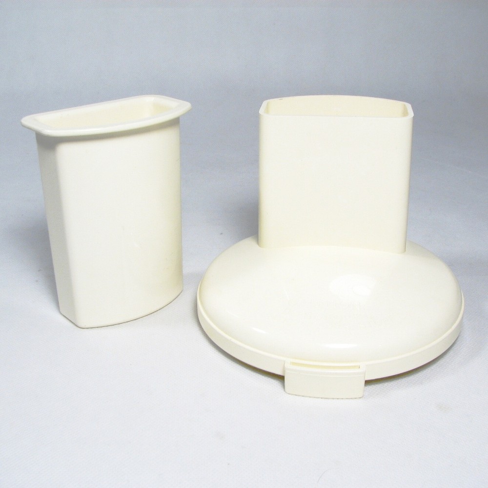 Sunbeam Model 14181 Oskar Food Processor Replacement Part Lid & Pusher EUC