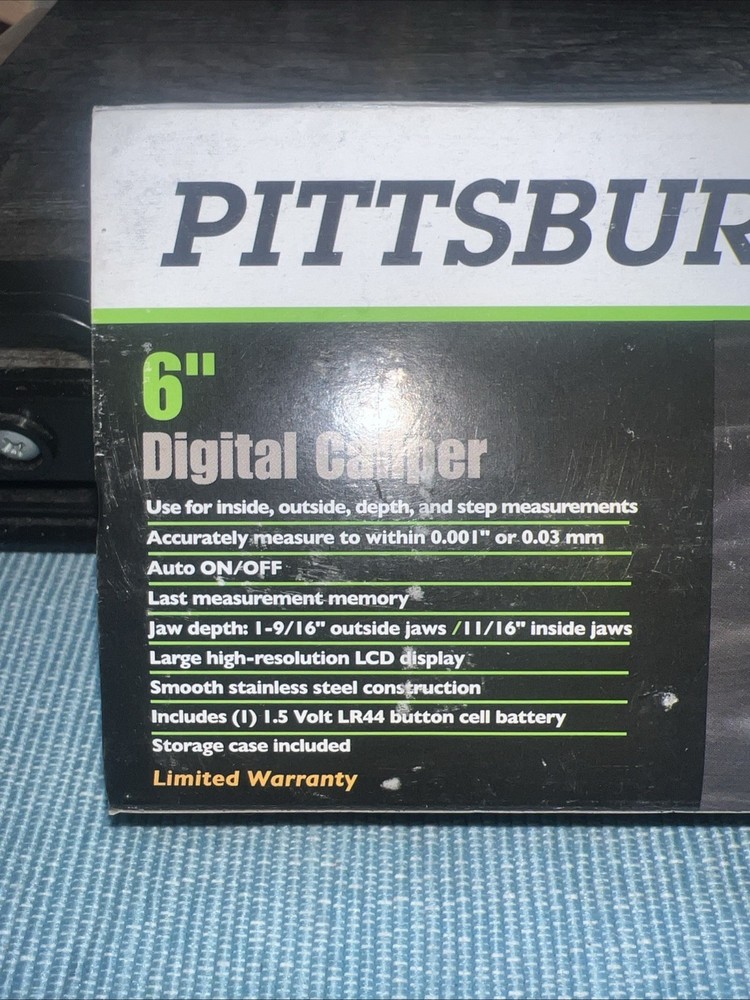 Pittsburgh 6” Digital Caliper I