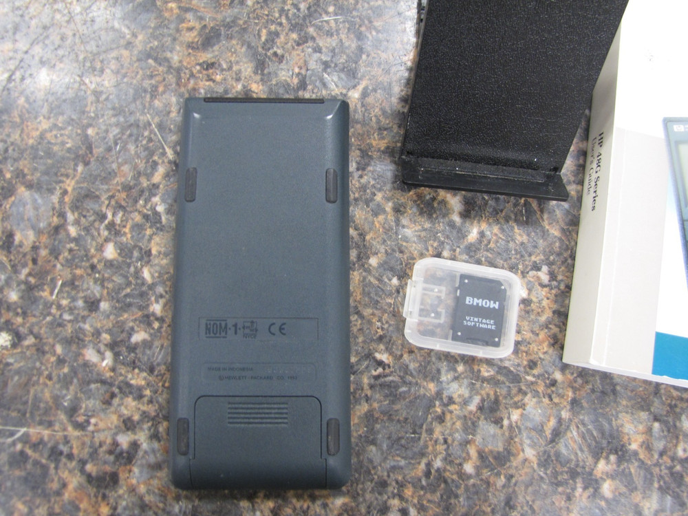 HP 48G Scientific Graphing Calculator w/ User Guide & BMOW SD Software- Working!