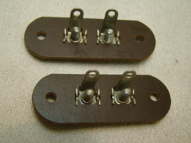 PHENOLIC SPEAKER TERMINAL STRIP 2 SCREWS (pair)