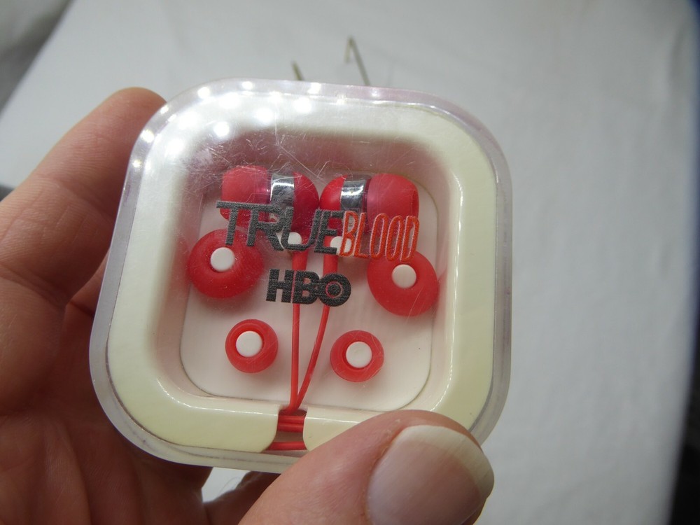 Red Earbuds TrueBlood HBO