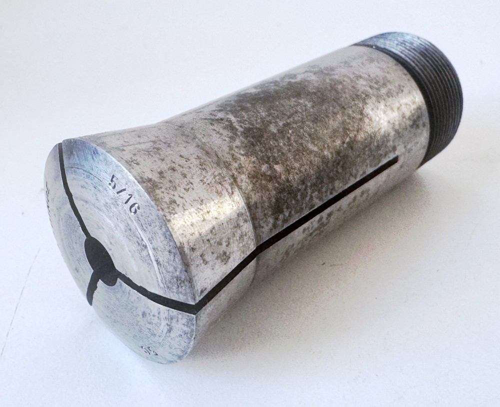 5/16" HARDINGE 5C Round Collet External & Internal Threads .3125" USA