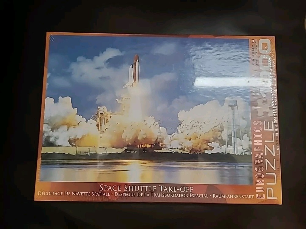 Space Shuttle Take-Off Puzzle by Eurographics, 1000 Pcs New Sealed Complete
