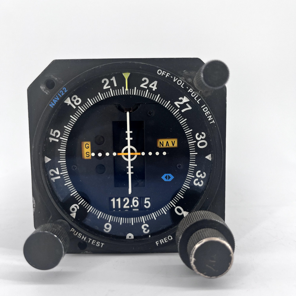 NAV-122 / NAV 122 | Narco VOR LOC Glideslope Navigation Receiver Indicator CORE
