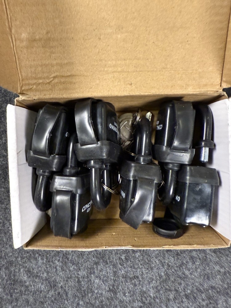 Cincinno Weatherproof Storage Locker Locks 6-Pack, Keyed the Same