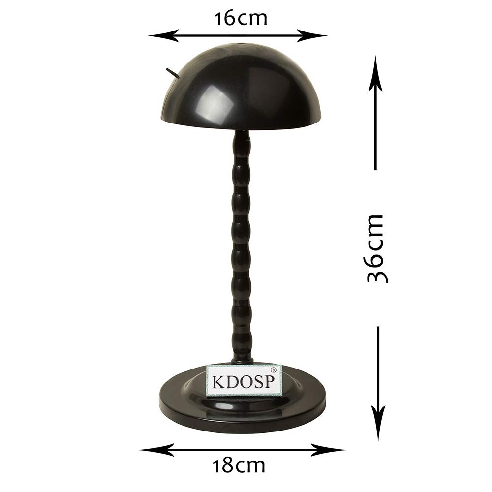 Wig Stand Plastic Hat Display Head Holders Mannequin Head/Stand Black