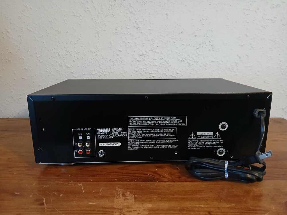 Yamaha KX-W321 Cassette Deck- Clean!