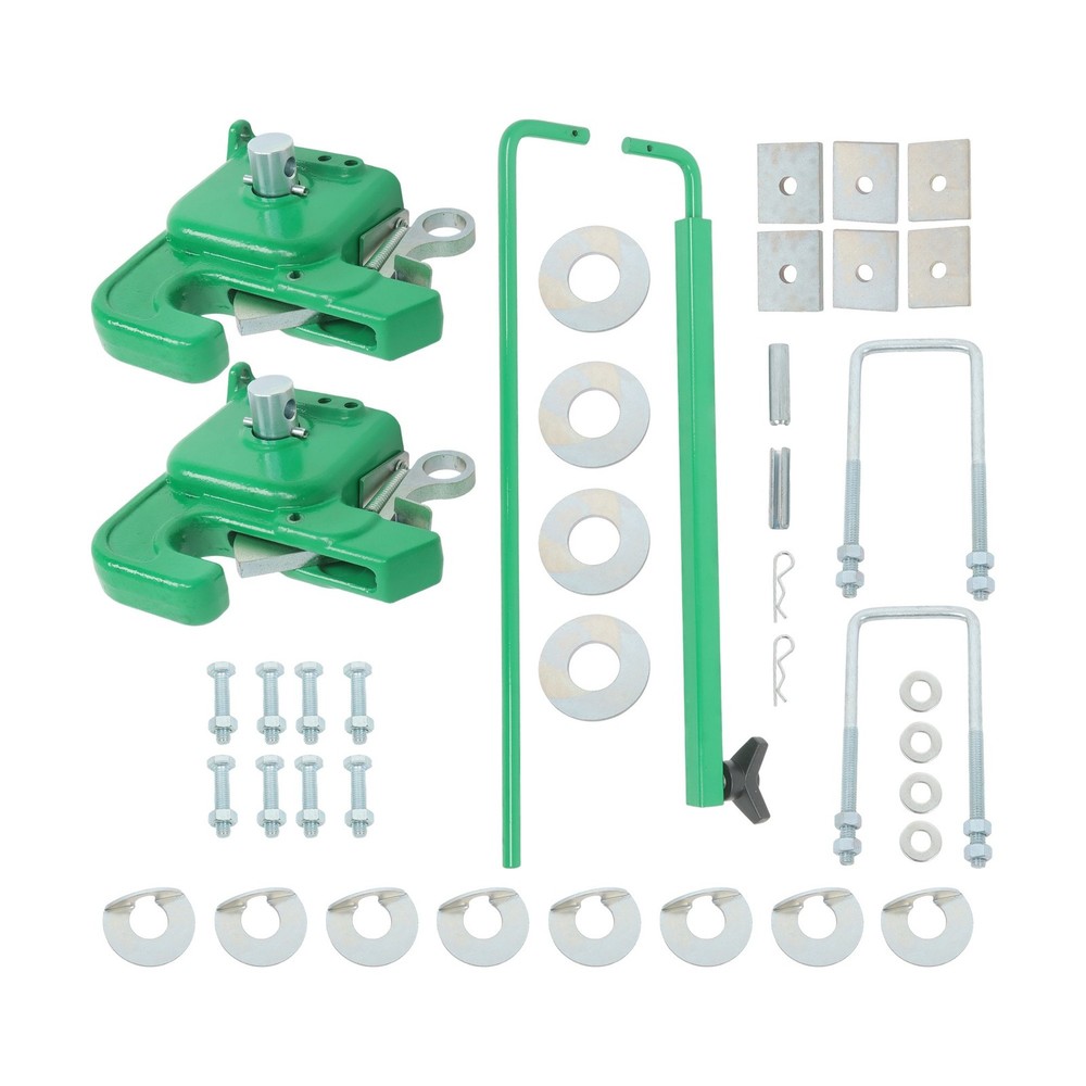 Green Easy Change Quick Hitch for Category 2 Tractors/Implement w/Stabilizer Bar
